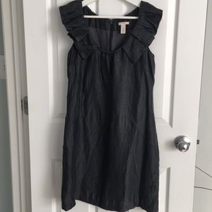 [J. Crew] Ruffle accent dress